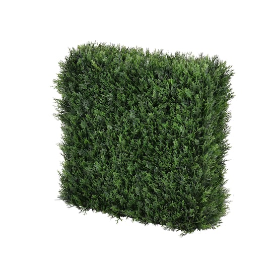 48" Artificial Cedar Hedge By Vickerman in Green | 48" x 48" | Michaels®